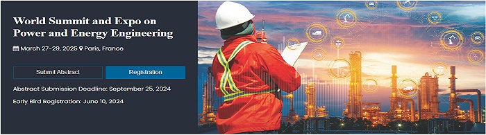 World Summit and Expo on Power and Energy Engineering, France, Paris, France
