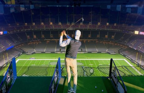 Upper Deck Golf at Caesars Superdome: August 2024, New Orleans, Louisiana, United States