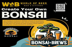 Bonsai and Brews at World of Beer Brandon