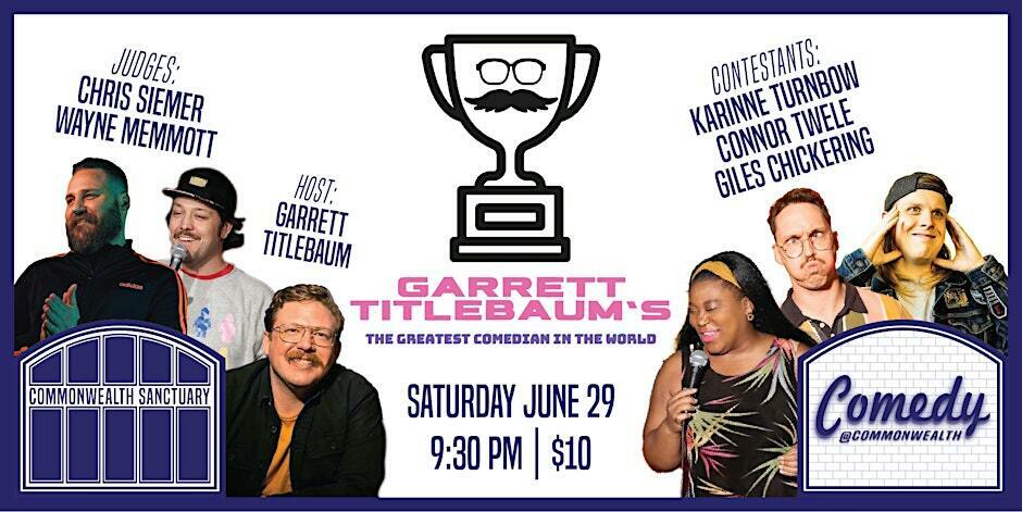 Comedy @ Commonwealth Presents: GARRETT TITLEBAUM'S THE GREATEST COMEDIAN, Dayton, Kentucky, United States