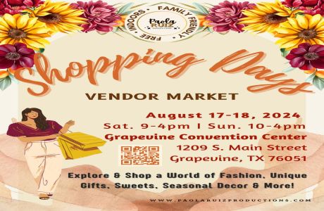 Shopping Days Vendor Market, Grapevine, Texas, United States