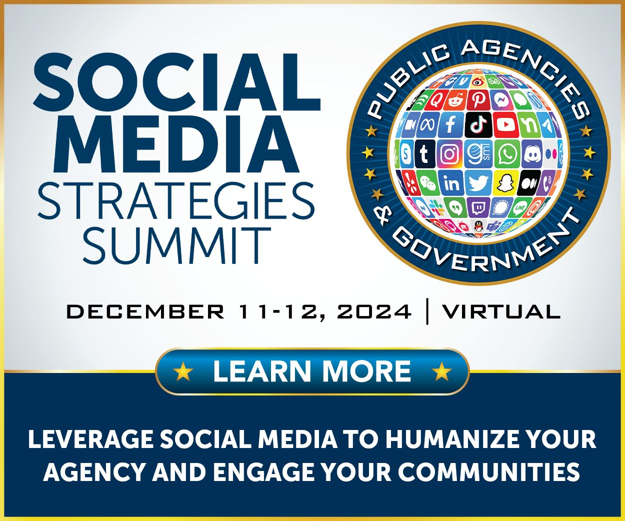 Social Media Strategies Summit Public Agencies and Government, Online Event