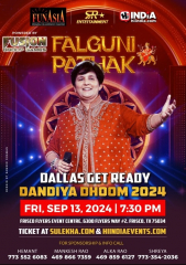 Falguni Pathak Dandiya Night 2024 in Dallas