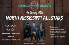Armitage Wines Presents An Evening With The North Mississippi Allstars July 20 in Scotts Valley
