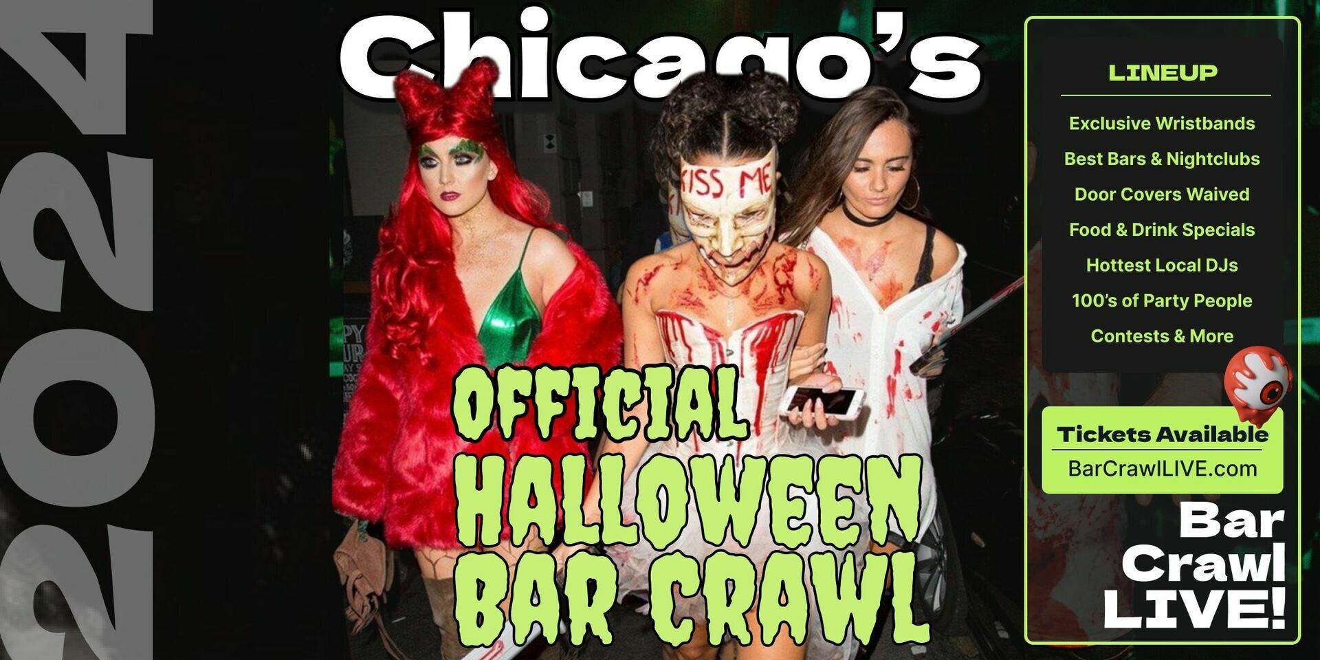 2024 Official Halloween Bar Crawl Chicago Bar Crawl LIVE 3 Dates, Chicago, Illinois, United States