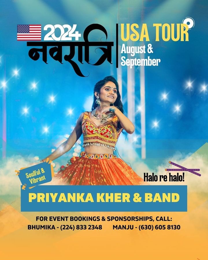 Priyanka Kher and Band 2024 Chicago, Williamson, Illinois, United States