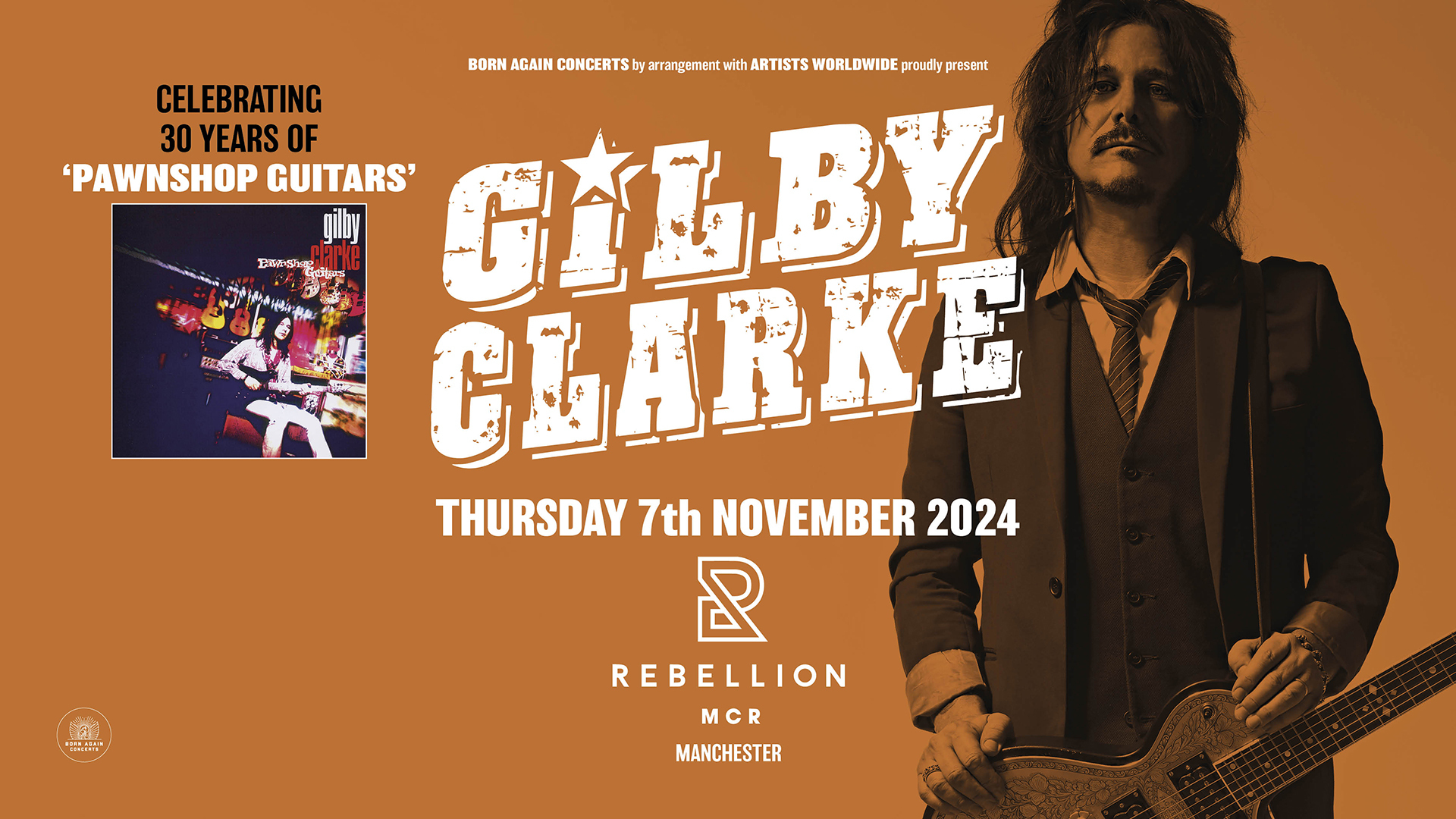 GILBY CLARKE at Rebellion - Manchester, Manchester, England, United Kingdom