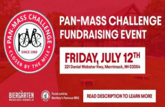 Pan-Mass Challenge Fundraising Event at The Biergarten, Merrimack!