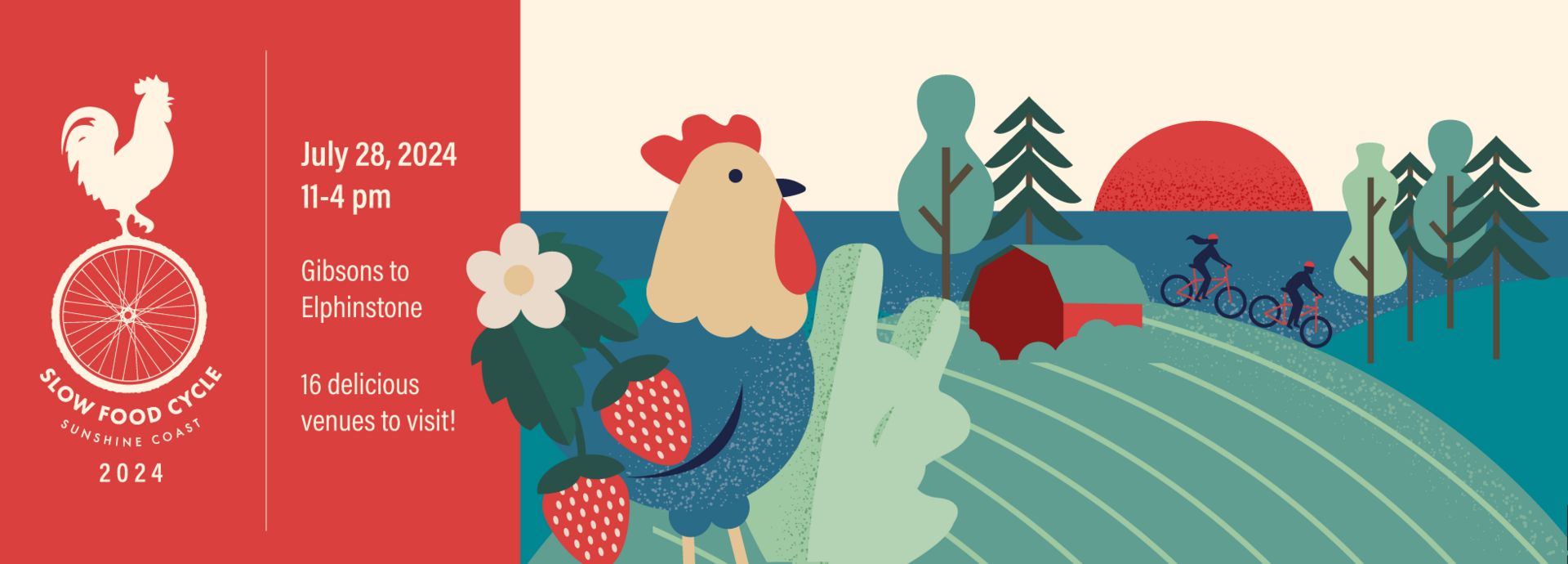 Sunshine Coast Slow Food Cycle, Gibsons, British Columbia, Canada