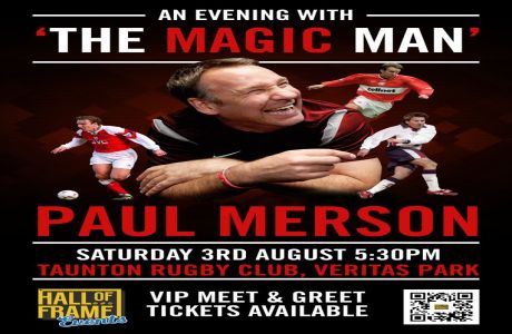 An evening with Paul Merson, Taunton, England, United Kingdom