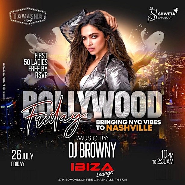 NASHVILLE BOLLYWOOD FRIDAY FT. DJ BROWNY LOUNGE, Macon, Tennessee, United States
