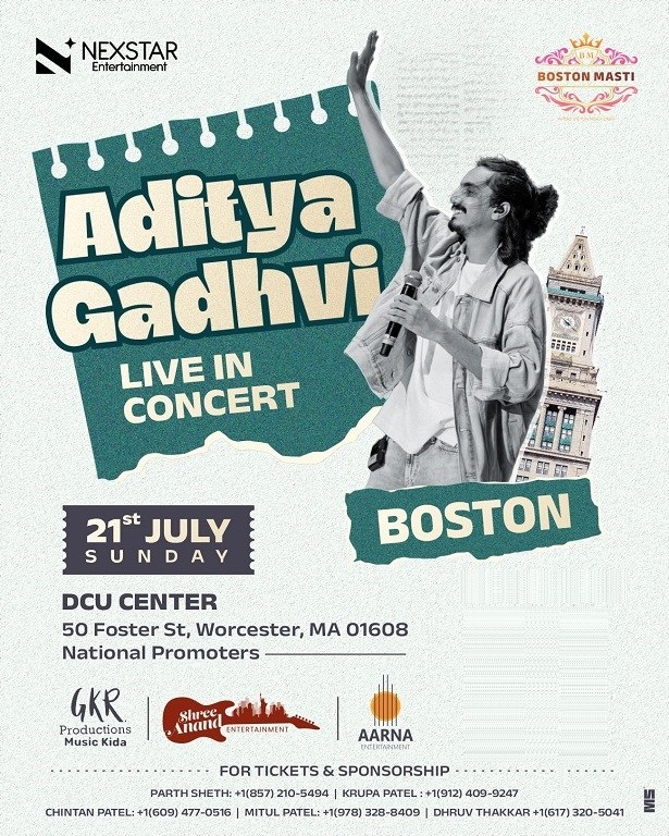 Gotilo Live in Concert with Aditya Gadhvi, Worcester, Massachusetts, United States