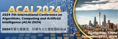 2024 7th International Conference on Algorithms, Computing and Artificial Intelligence（ACAI 2024）