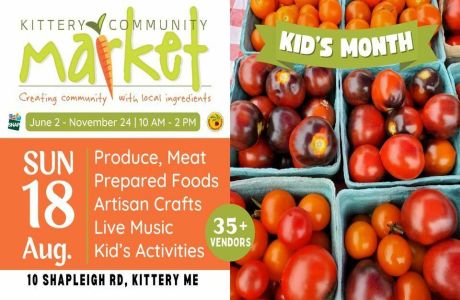 Kittery Community Market | Sunday, Aug 18 | 10-2 PM, Kittery, Maine, United States