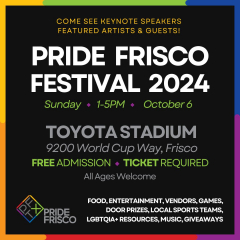 Pride Frisco Festival @ Toyota Stadium, Frisco