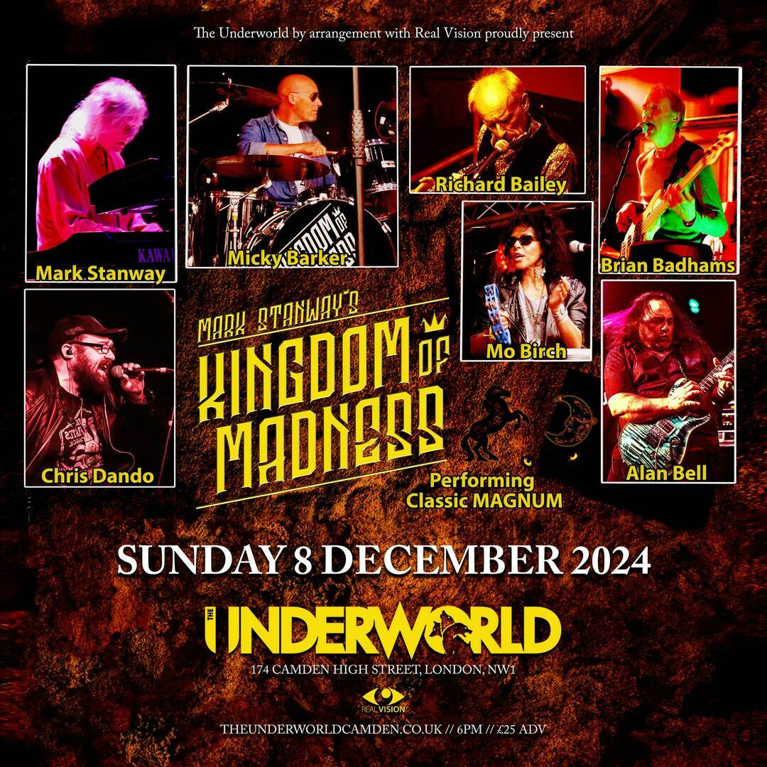 MARK STANWAY'S KINGDOM OF MADNESS at The Underworld - London, London, England, United Kingdom