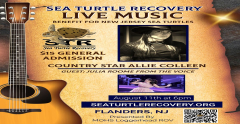 Sea Turtle Recovery Benefit Concert Featuring Country Star Allie Colleen and The Voice's Julia Roome