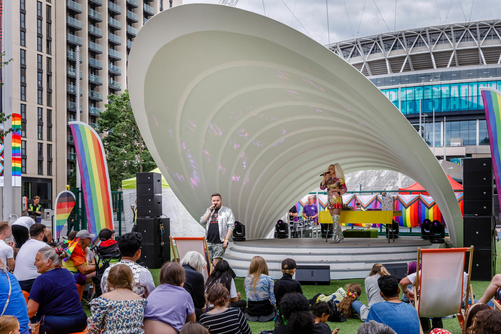 Wembley Park Pride 2024: A Mosaic of Identities, Wembley, United Kingdom
