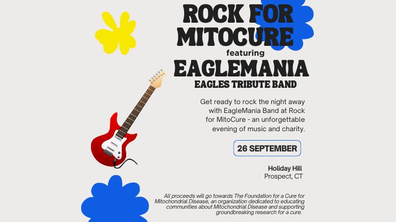 Rock for MitoCure: Annual Event | September 26, 2024 | Prospect, CT, Prospect, Connecticut, United States