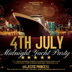 Hot 97 July 4th Independence Day Midnight Majestic Yacht Party Cruise 2024