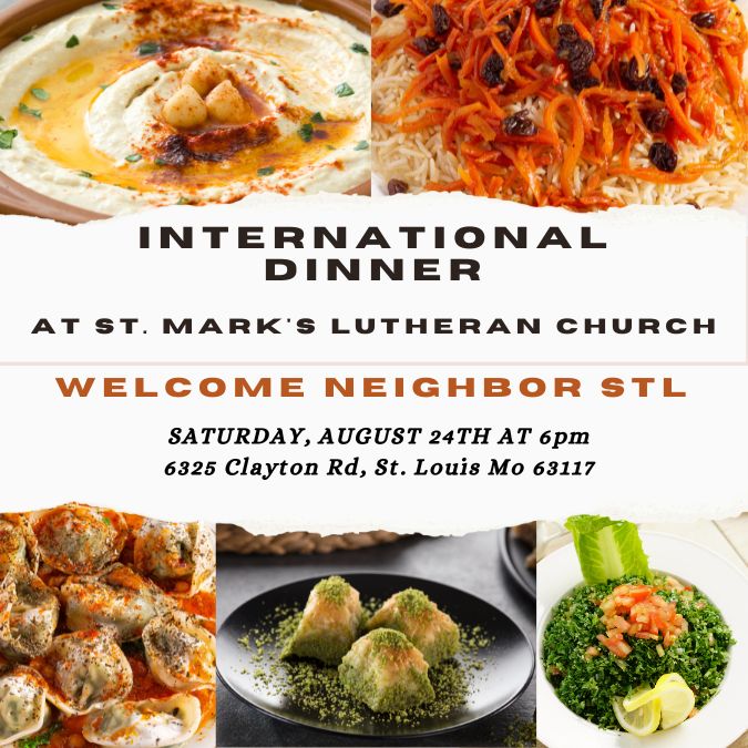 International Dinner at St. Mark's Lutheran Church, Saint Louis, Missouri, United States