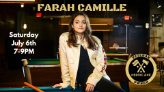 Farah Camille LIVE! Saturday, July 6th (7-9pm)