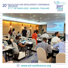 20th Education and Development Conference [EDC2025]