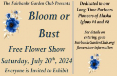 Bloom or Bust Free flower show