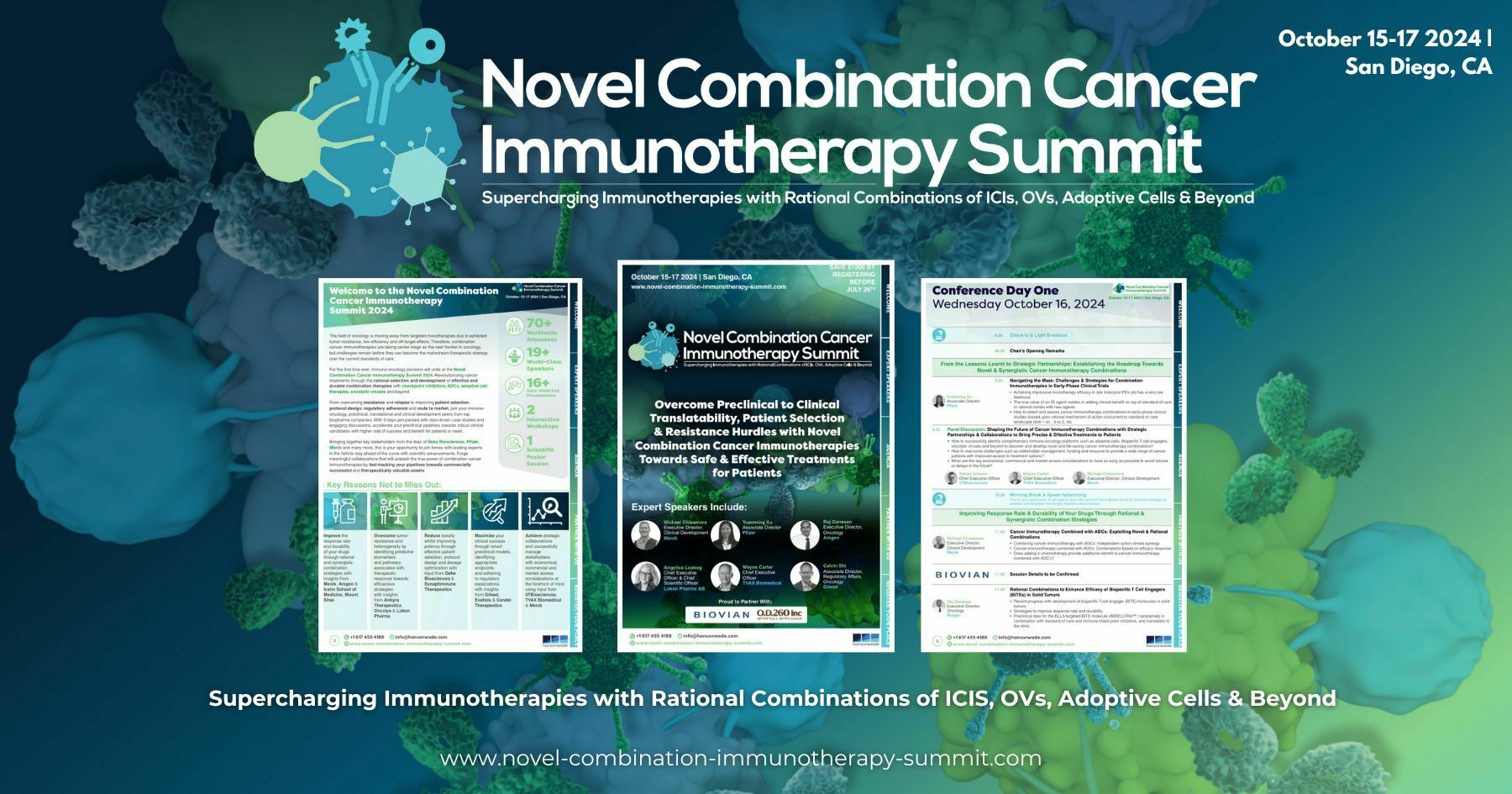 Novel Combination Cancer Immunotherapy Summit 2024, San Diego, California, United States