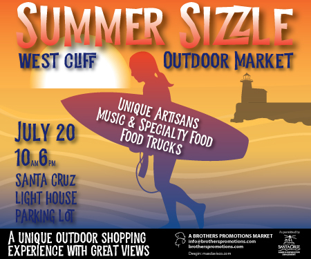 West Cliff Summer Sizzle Market, Santa Cruz, California, United States