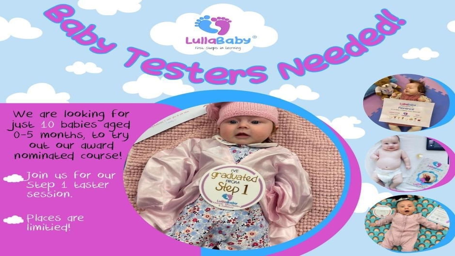 LullaBaby Step 1 Taster 0-5 months, Basingstoke, England, United Kingdom