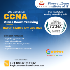 Master Networking Essentials with Cisco CCNA Training at Firewall Zone Institute of IT