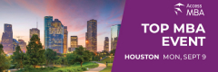 Access MBA in-person event on September 9th in Houston