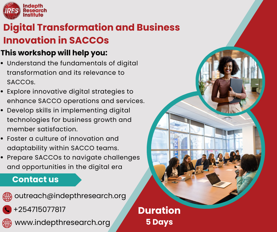 Digital Transformation and Business Innovation in SACCOs, Nairobi, Kenya