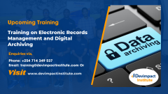 Training on Electronic Records Management and Digital Archiving