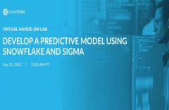 Develop A Predictive Model Using Snowflake And Sigma