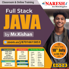 Full Stack Java Online Training In NareshIT
