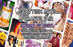 Scottish Arts and Crafts Fair, 3rd August - Geilsland Estate, Beith