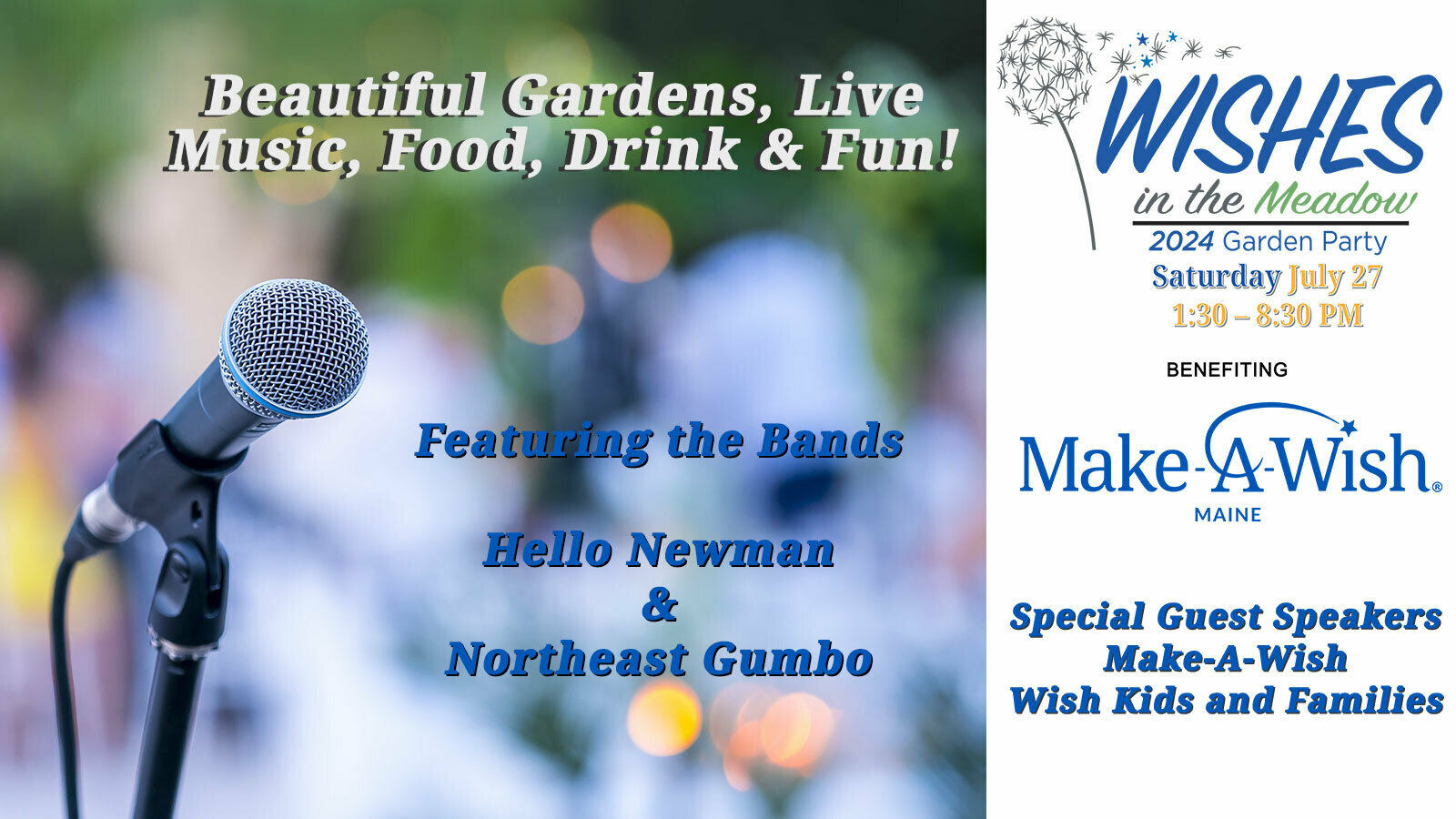 Wishes in the Meadow benefiting Make-A-Wish® Maine, Buxton, Maine, United States