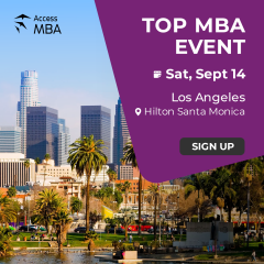 Access MBA in-person event on September 14th in Los Angeles