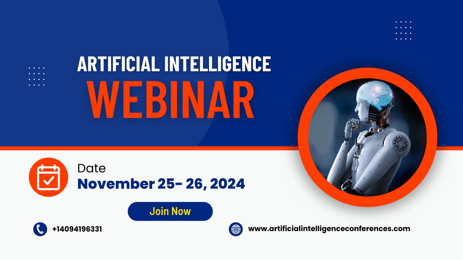 Artificial Intelligence Conferences, Online Event