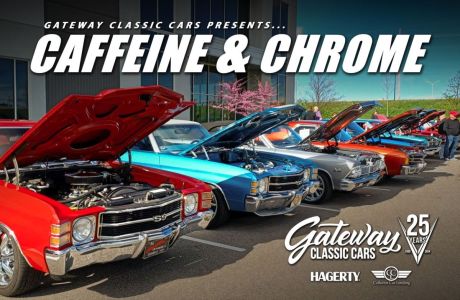 Caffeine and Chrome - Classic Cars and Coffee at Gateway Classic Cars of Tulsa, Tulsa, Oklahoma, United States