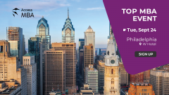 Access MBA in-person event on September 24th in Philadelphia
