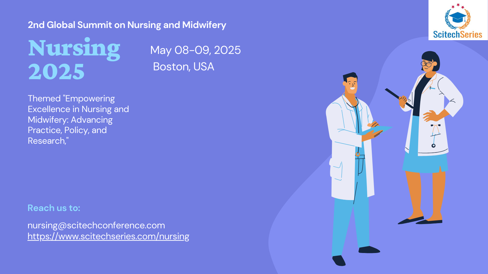 Nursing 2025: 2nd Global Summit on Nursing and Midwifery, Boston, Massachusetts, United States