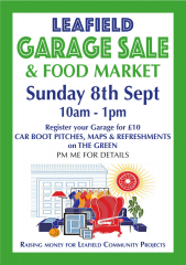 Leafield Garage Sale and Food Market