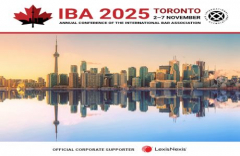 IBA Annual Conference 2025, 2-7 November 2025, Toronto, Canada