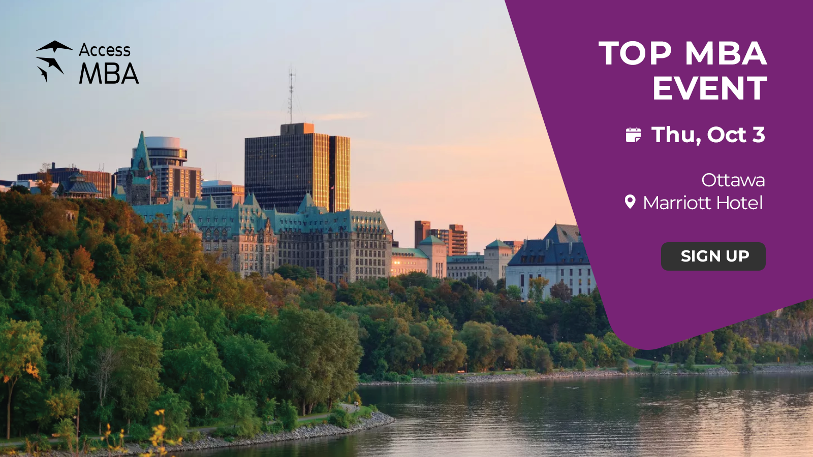 Access MBA in-person event on October 3rd in Ottawa, Ottawa, Canada