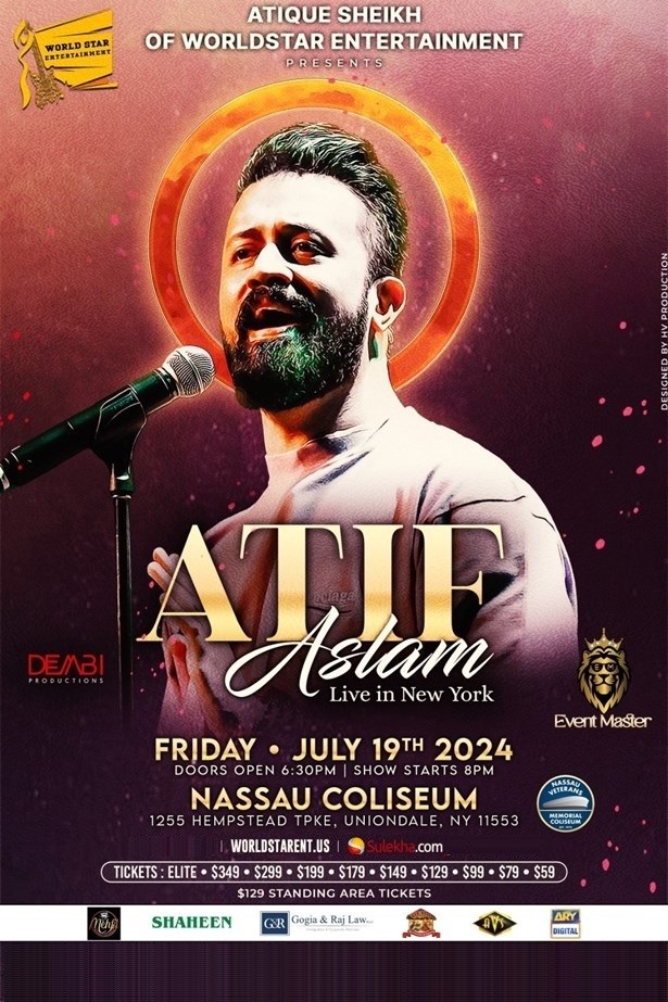Atif Aslam Live in New York 2024, Ulster, New York, United States