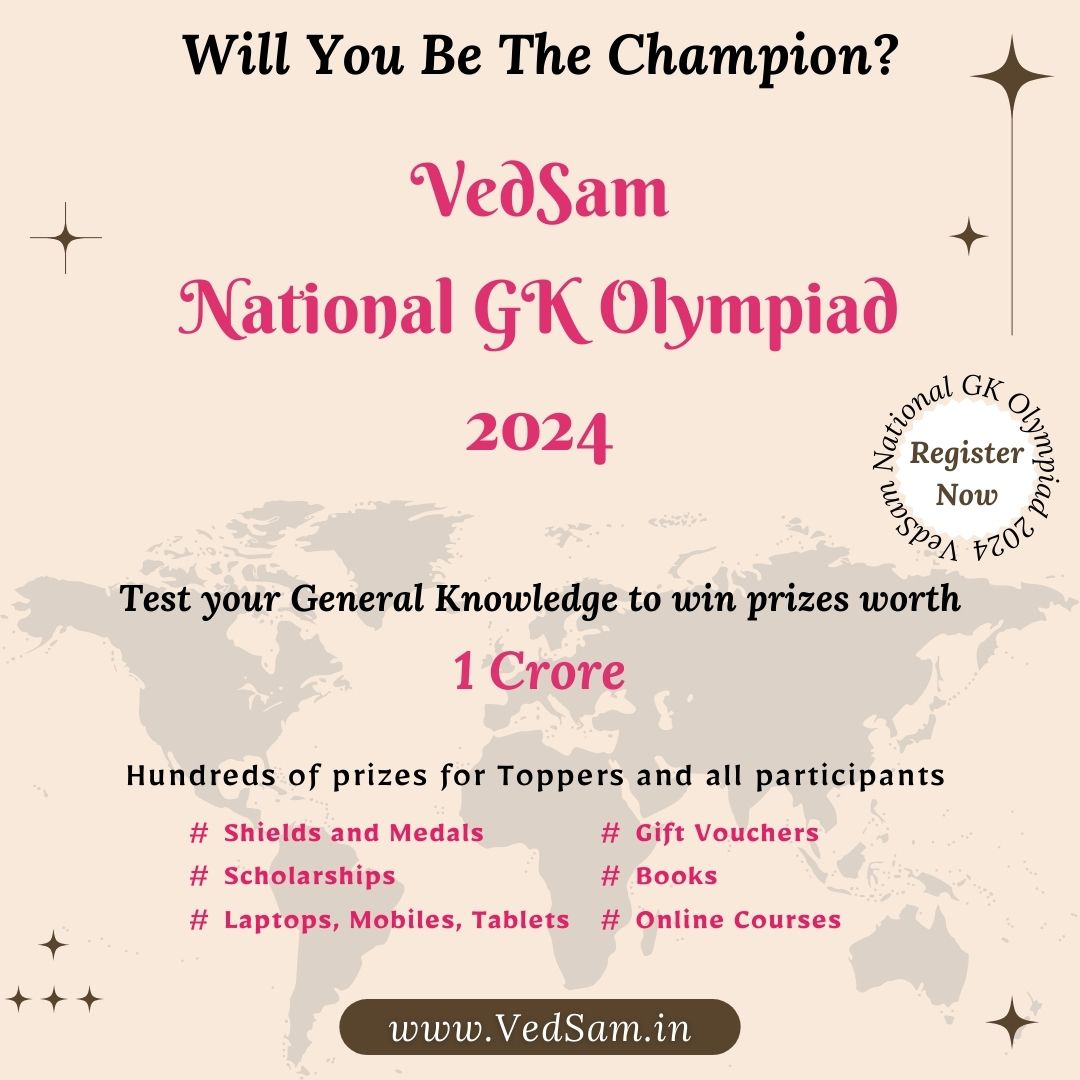 VedSam National GK Olympiad 2024, Online Event