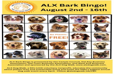 Play ALX Bark Bingo, Alexandria, August 2nd-16th!, Alexandria City, Virginia, United States